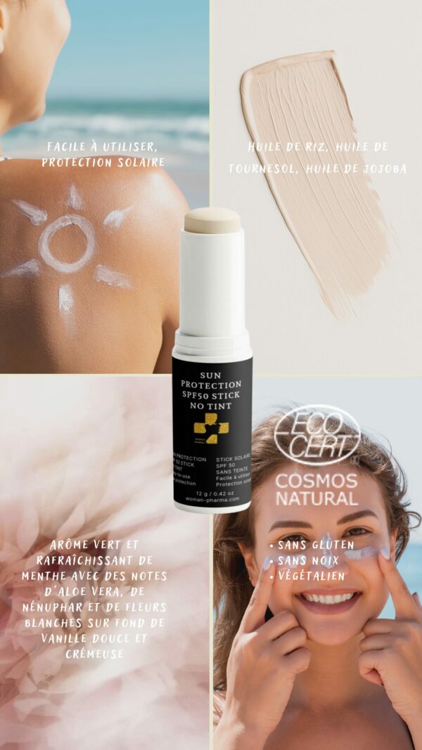Protection solaire SPF50 Stick, sans teinte – Image 2