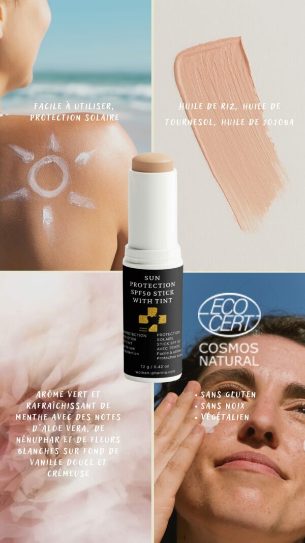 Protection solaire SPF50 Stick, avec teinte – Image 2