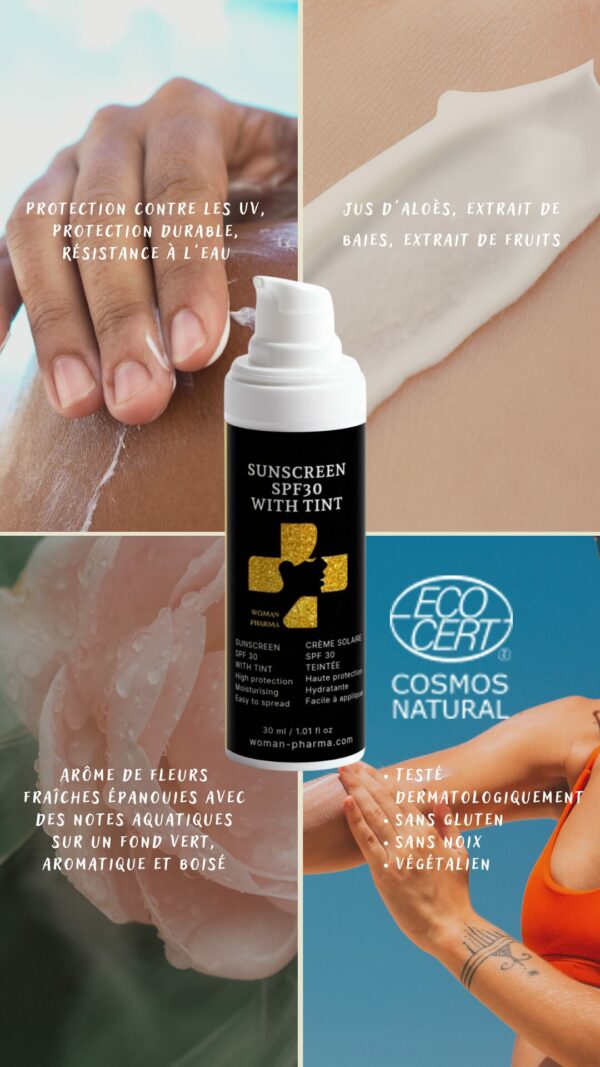 Crème solaire teintée, SPF30 – Image 2