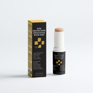 Protection solaire SPF50 Stick, avec teinte