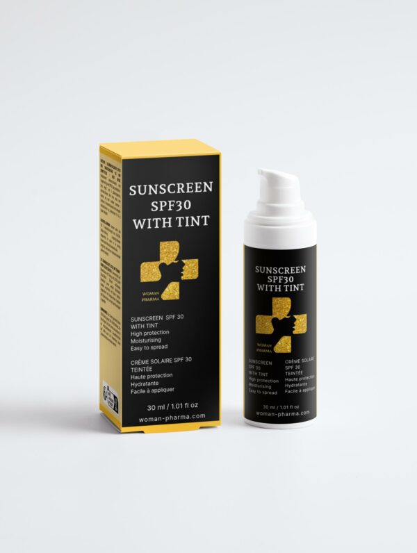 Crème solaire teintée, SPF30